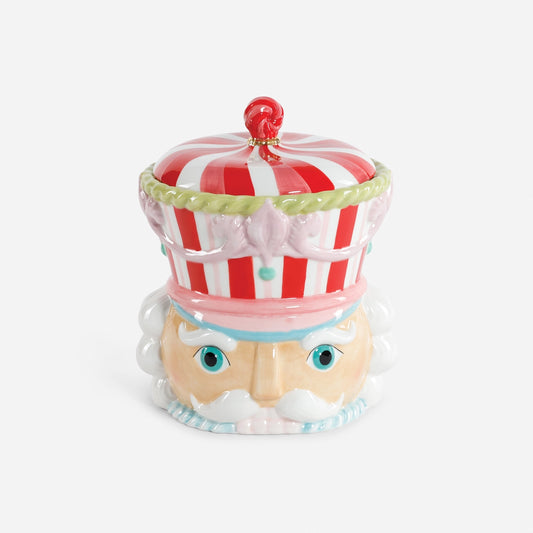 Nutcracker Ceramic Cookie Jar