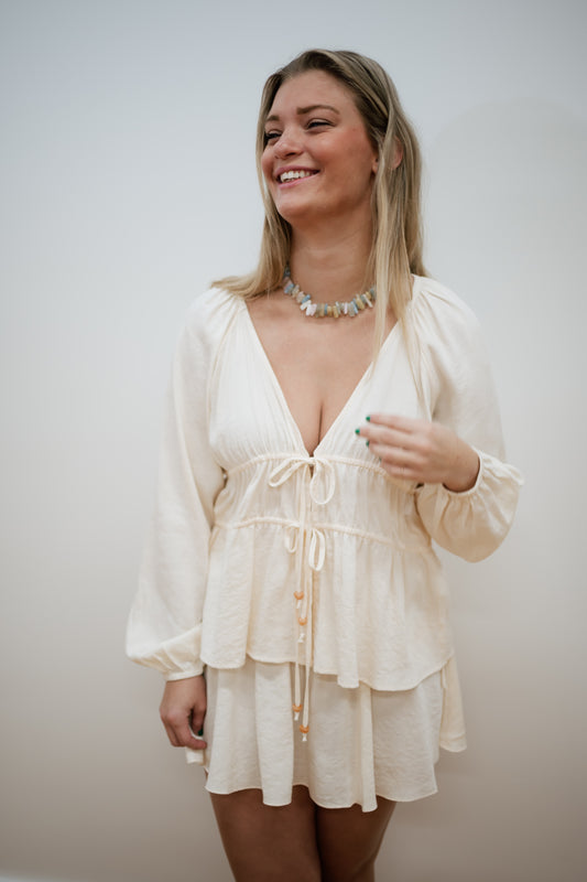 Estelle Tie Front Blouse