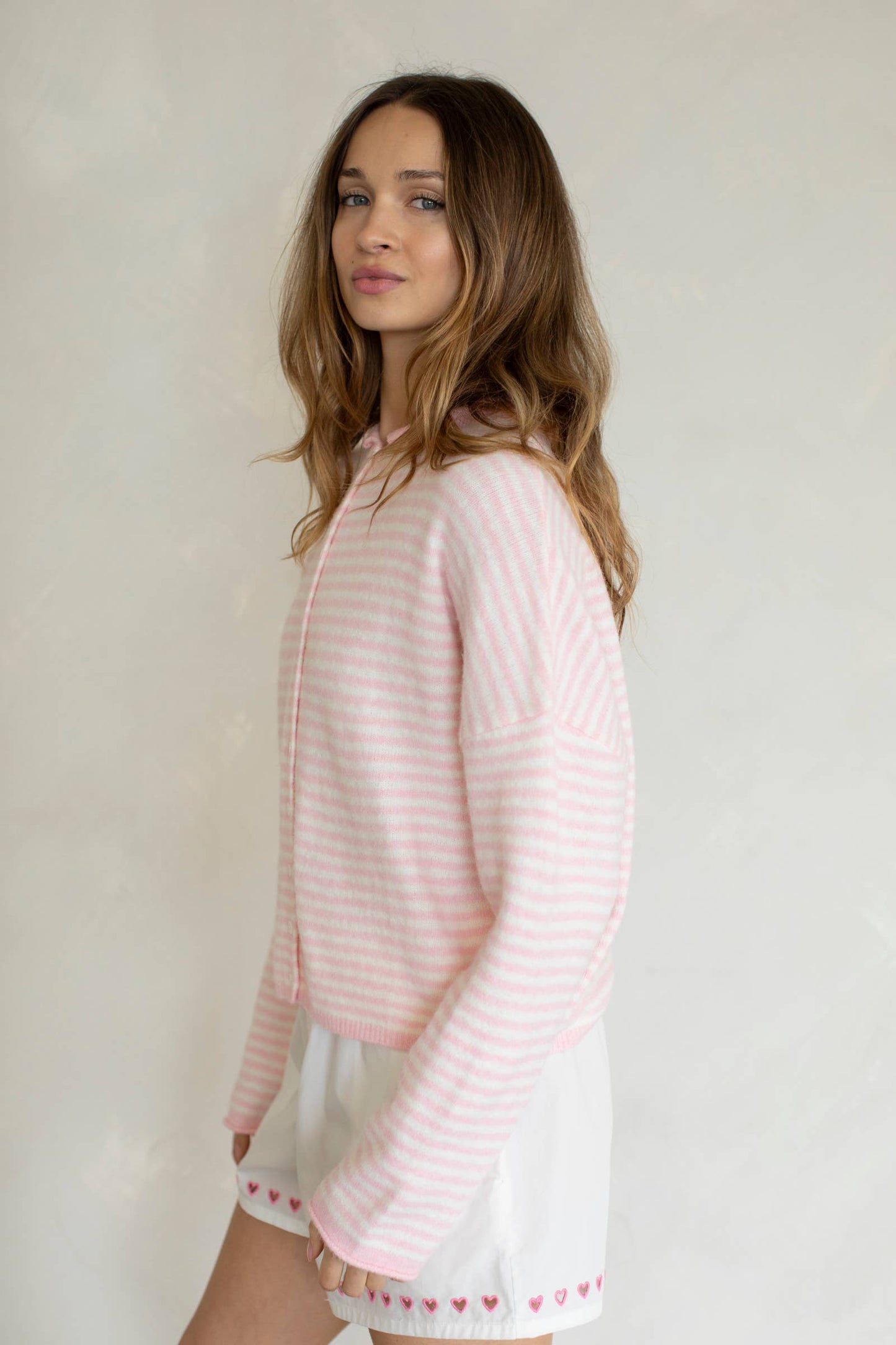 Piper Cardigan - Mini Striped