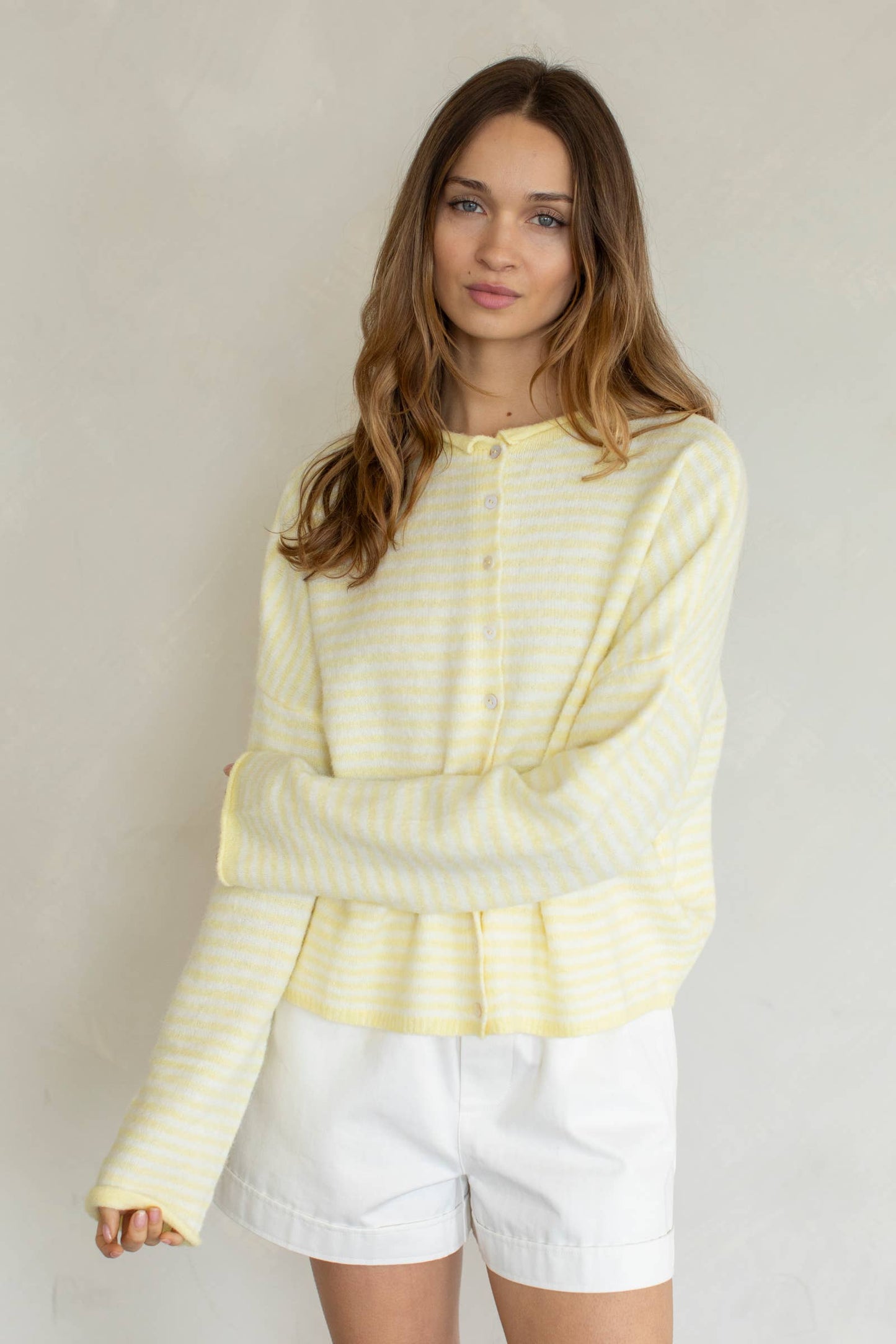 Piper Cardigan - Mini Striped