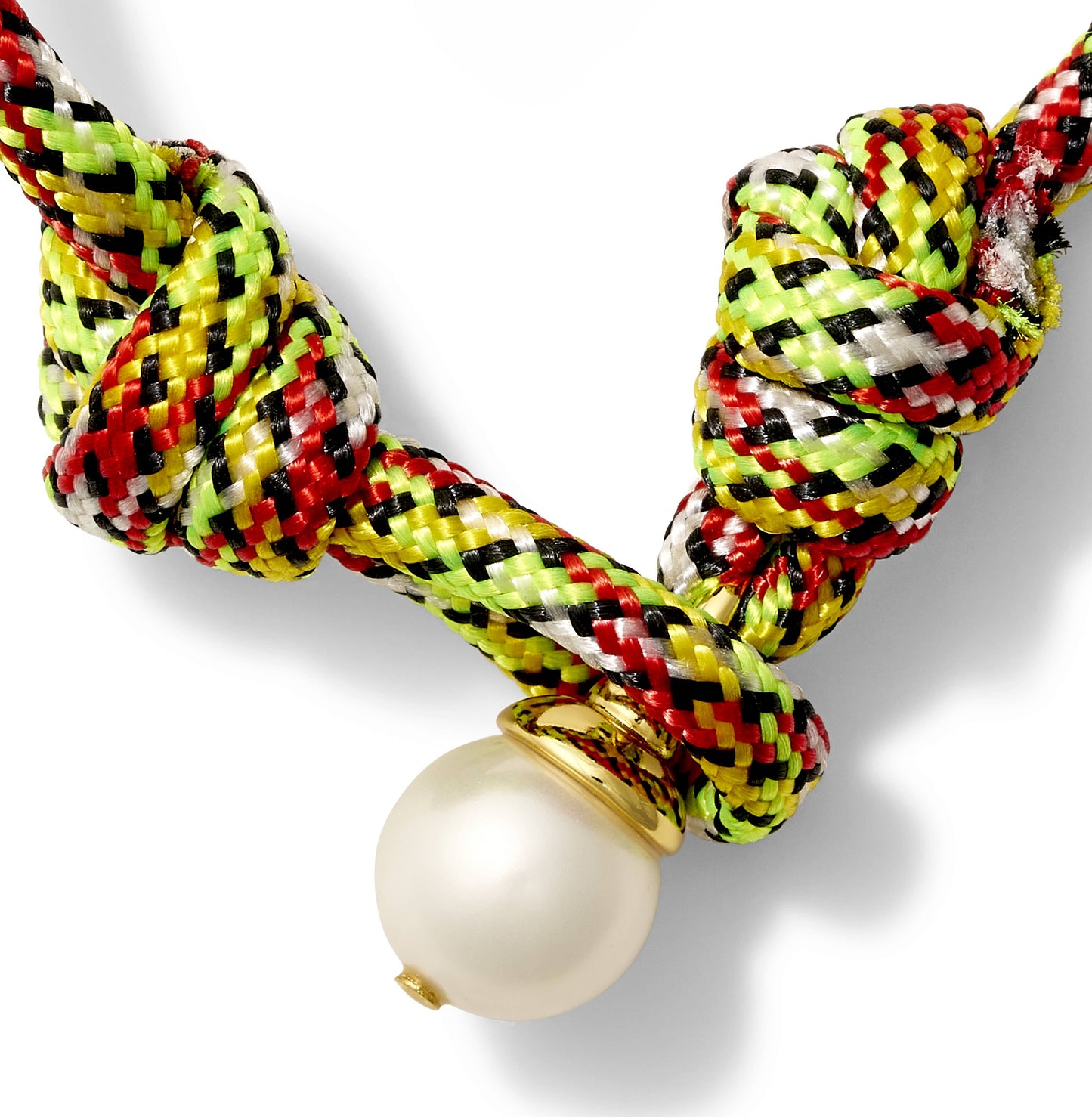 The Paracord + Pebble Pearl Pendant