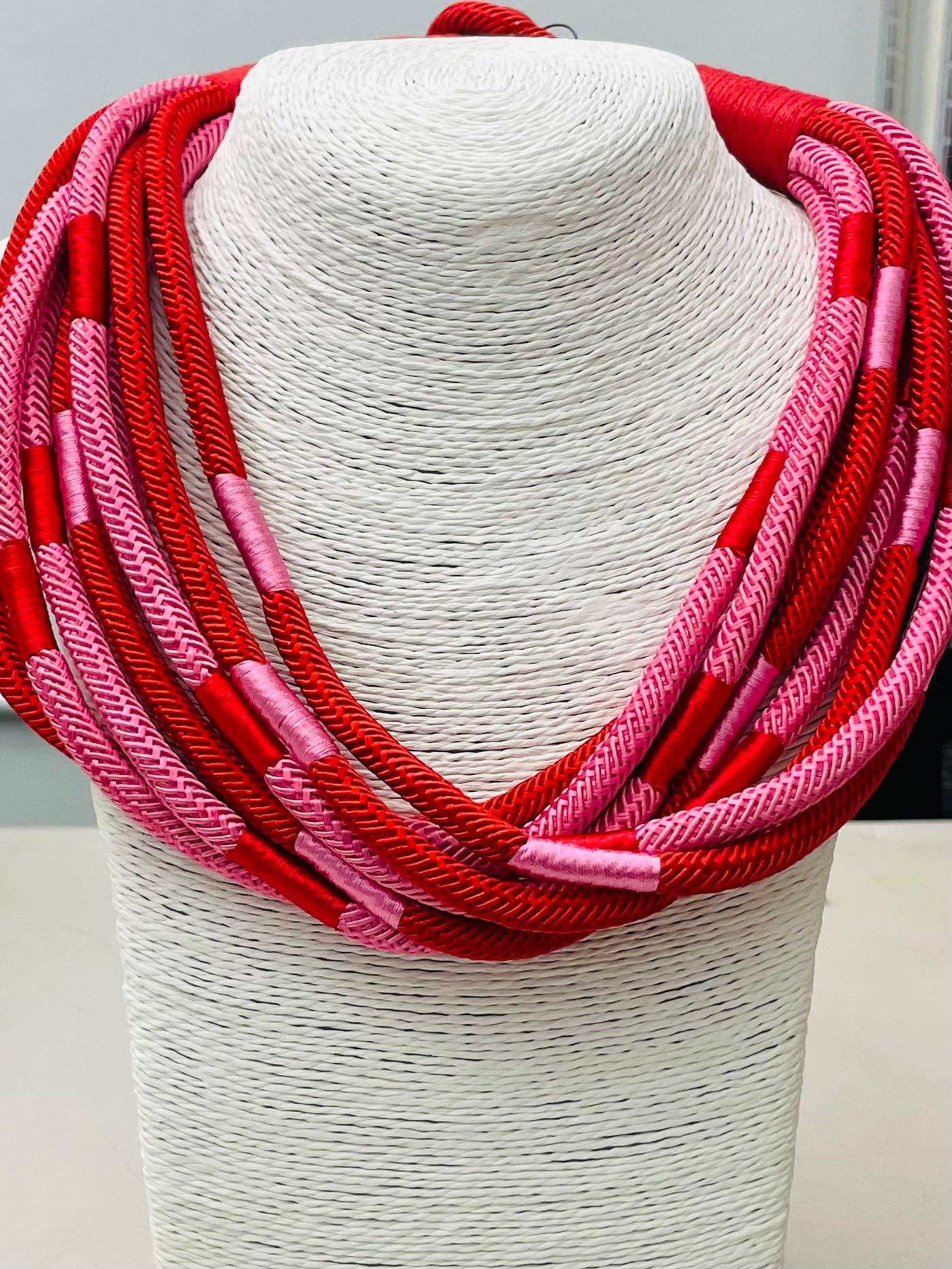 "Original" Slub 8-strand (red/pink multi) NK850
