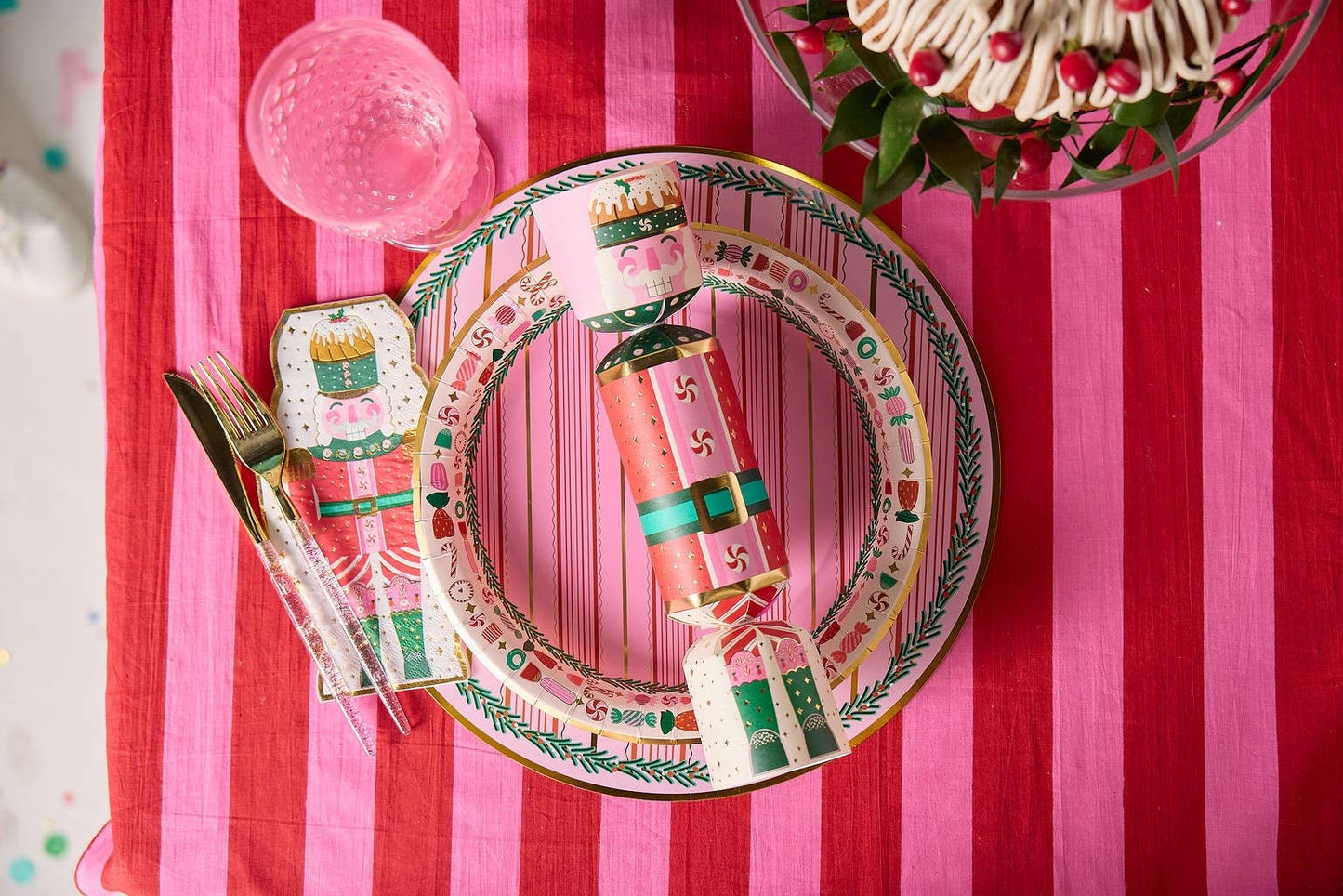 Peppermint Party Dinner Plate