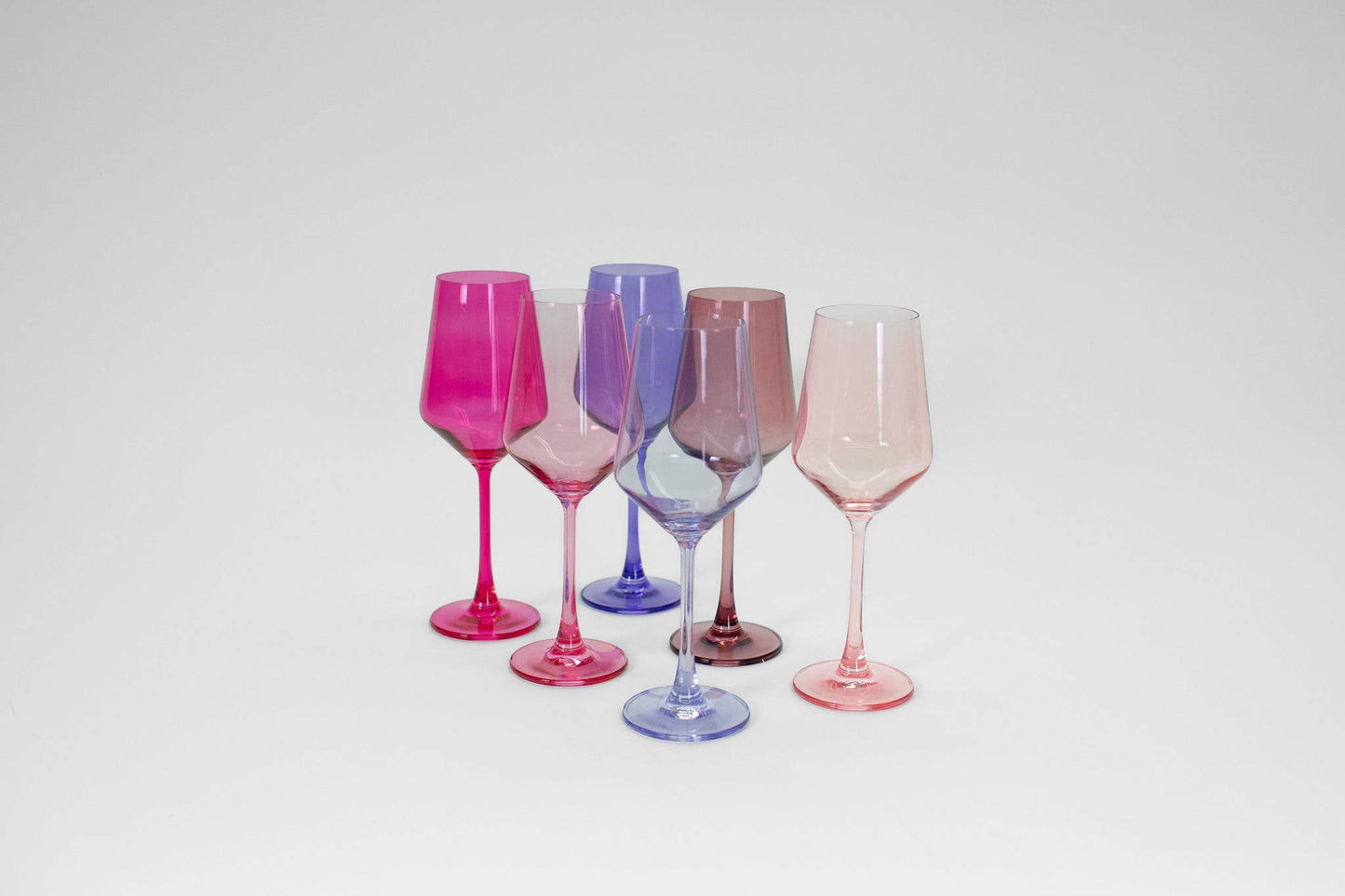 Lady Lavender - Colored Wine Glass
