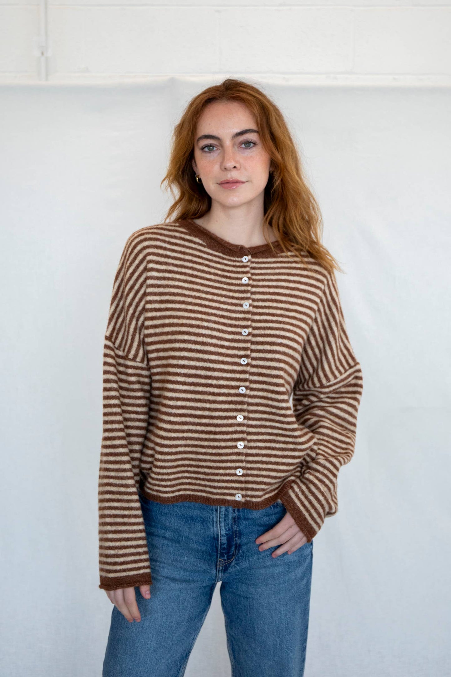 Piper Cardigan - Mini Striped