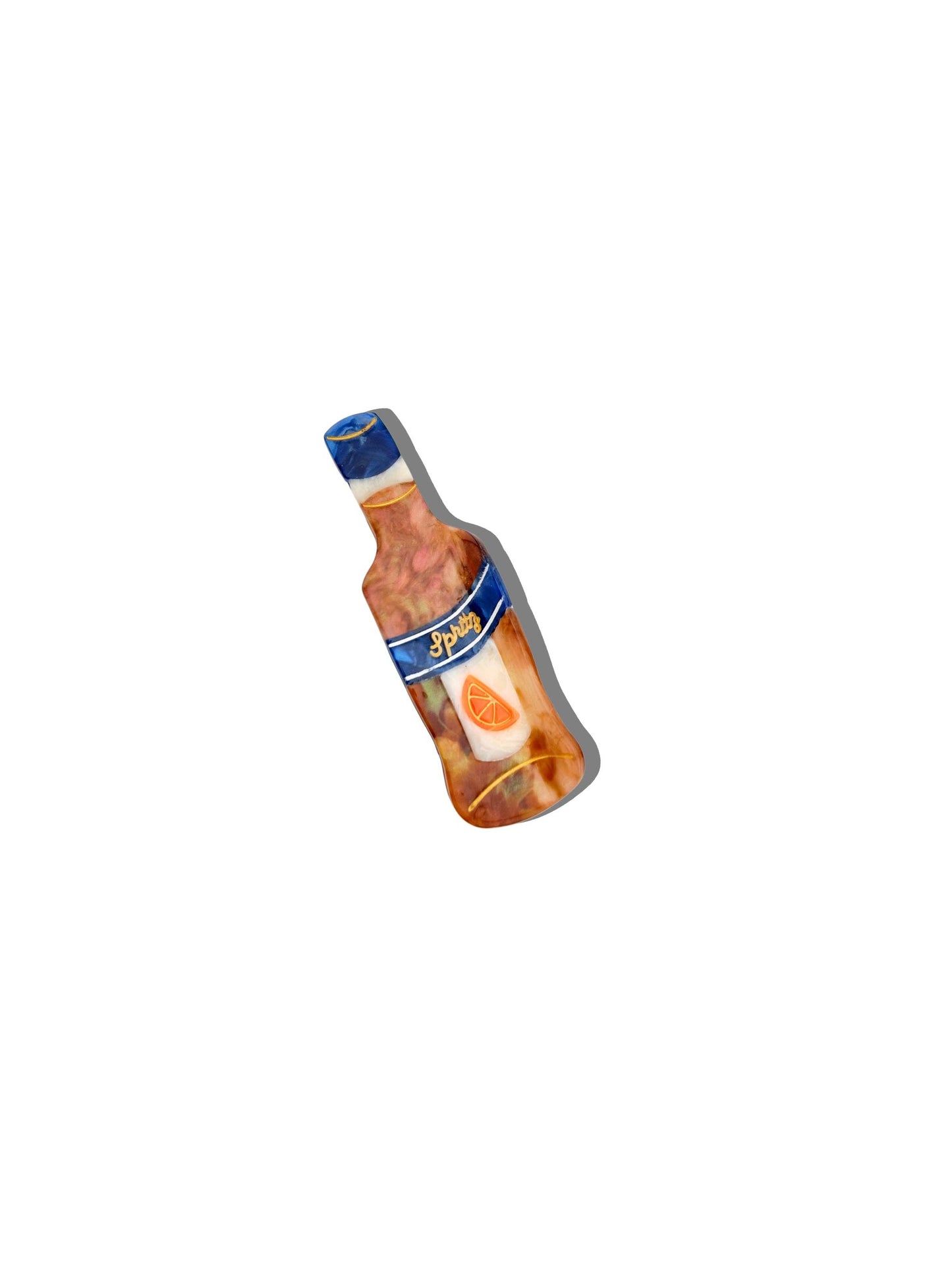 Hand-painted Citrus Spritz Claw Hair Clip | Eco-Friendly