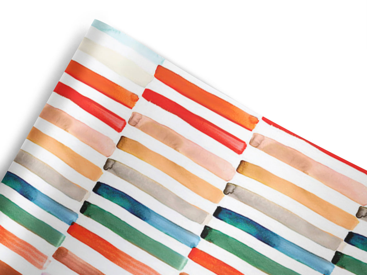 Staggered Stripe Wrap