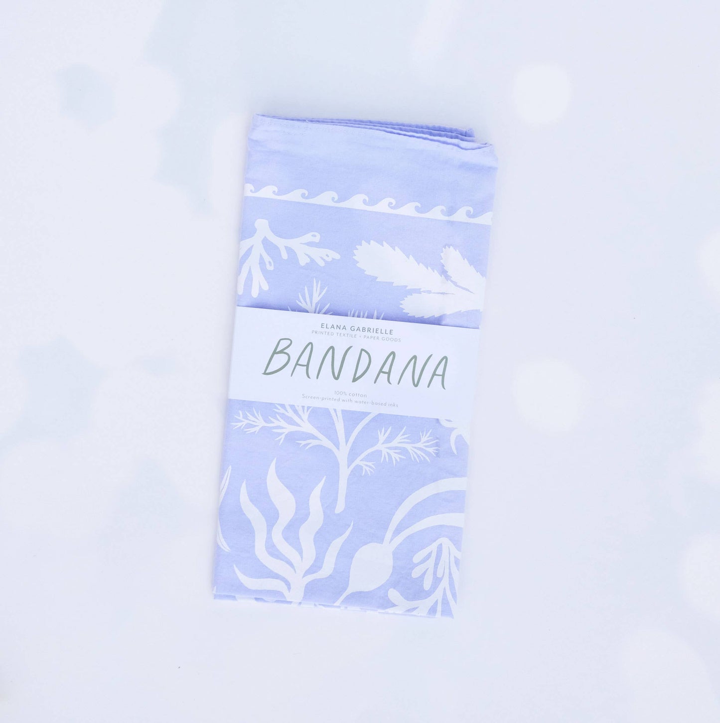 Tides Bandana - Coastal Textile, Nature-Inspired Gift