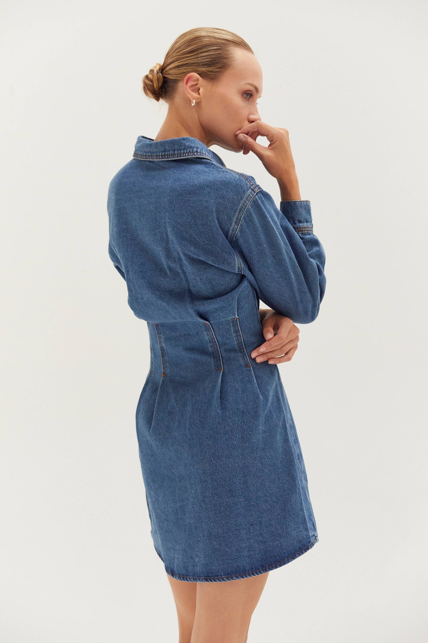 Zae Denim Mini Dress