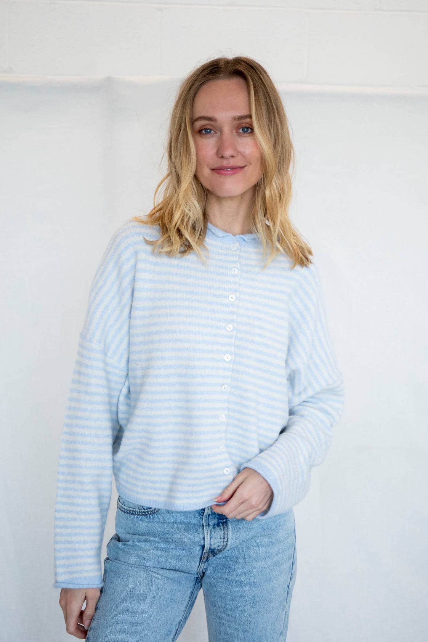 Piper Cardigan - Mini Striped