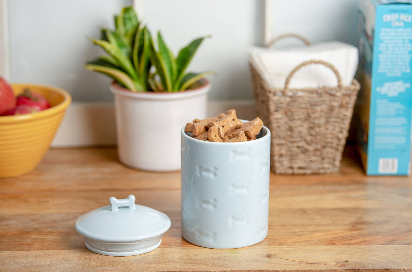 Manor Blue Treat Jar