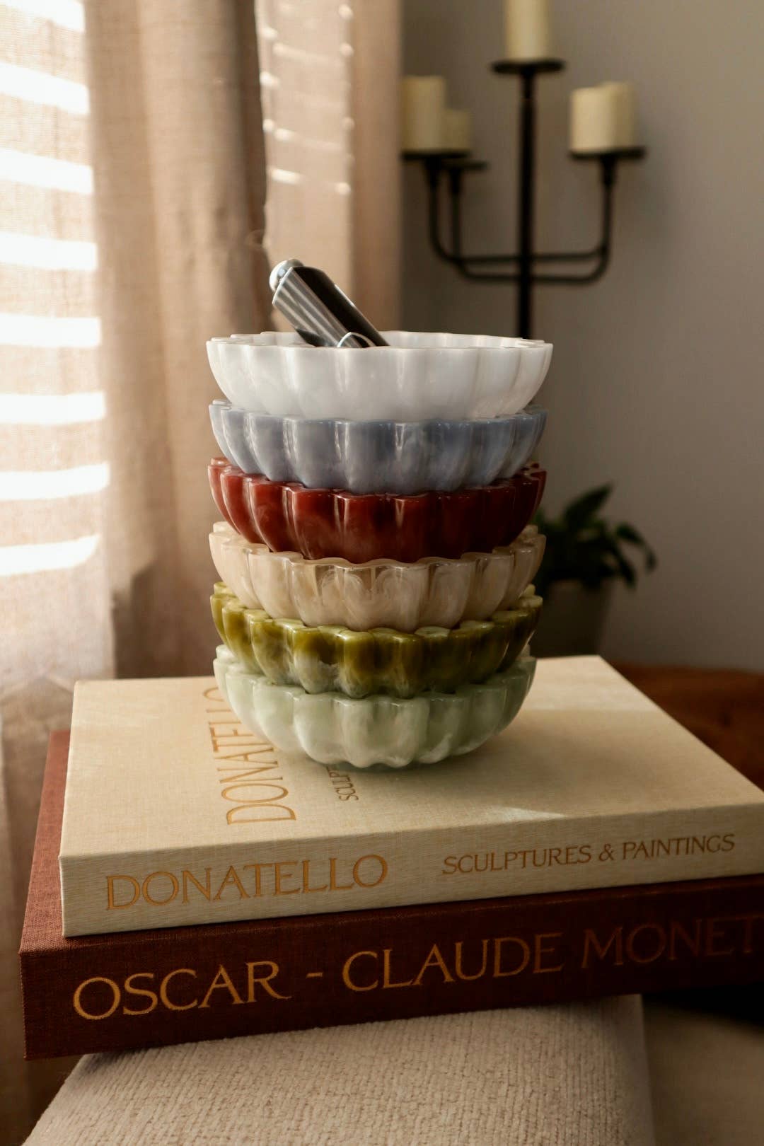 Clari Sculpted Handmade Decorative Bowl - Trinkets, Gifting