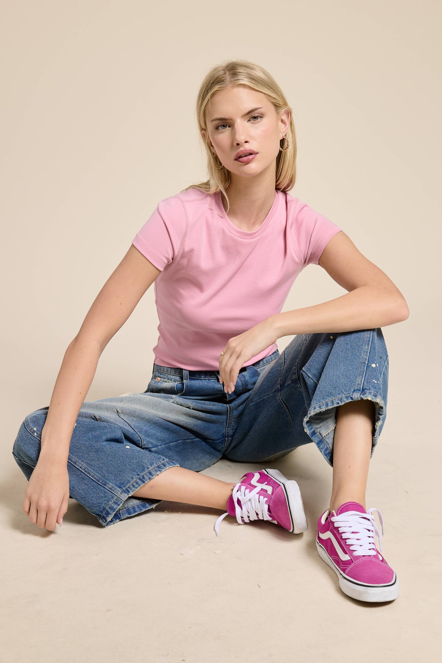 Fitted Crewneck Baby Tee