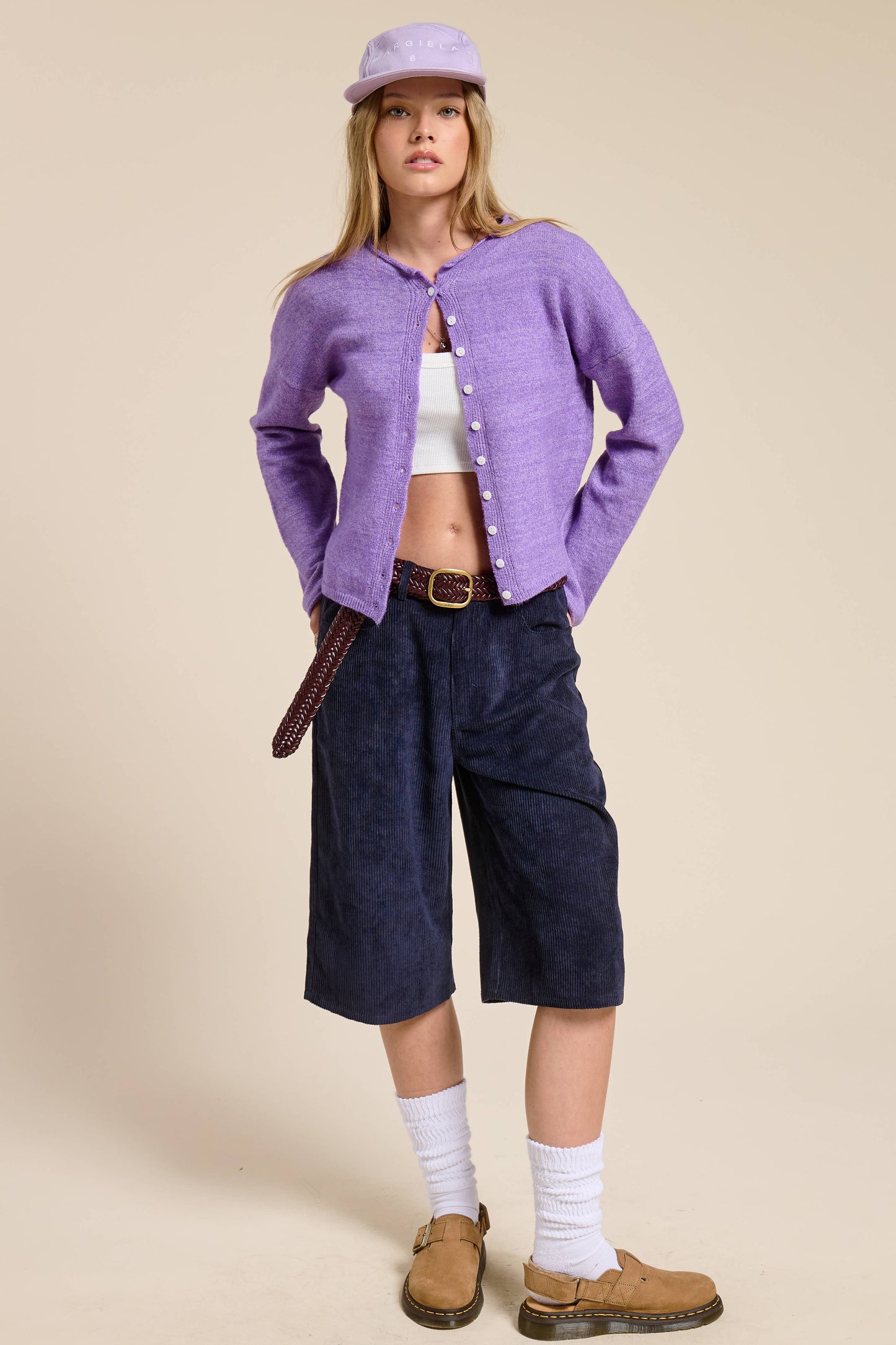 Essential Button Down Cardigan Top