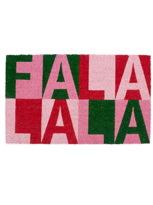 "Fa-La-La" Doormat