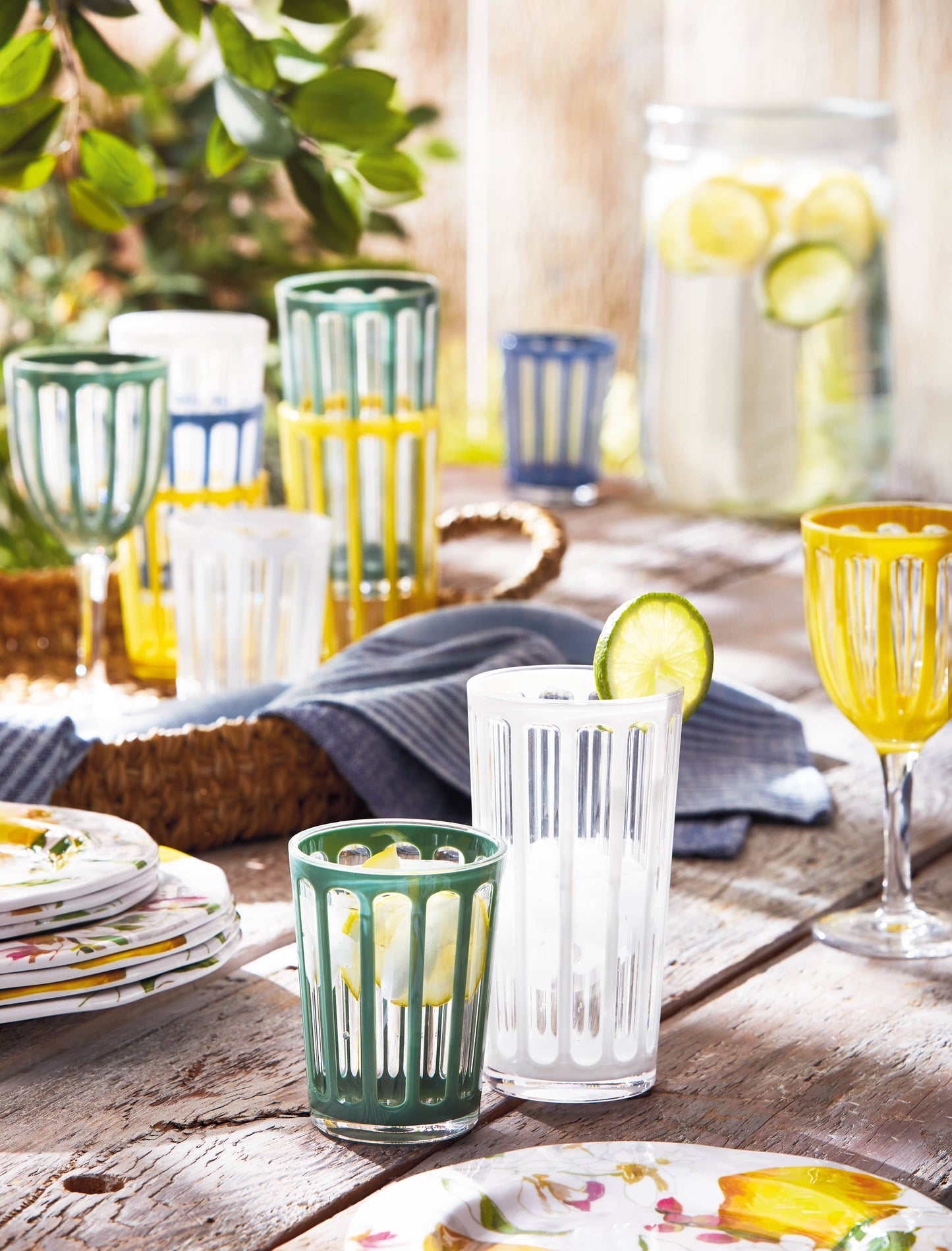 Villa Acrylic Tumbler Yellow Everyday