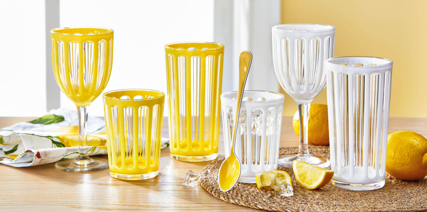 Villa Acrylic Tumbler Yellow Everyday
