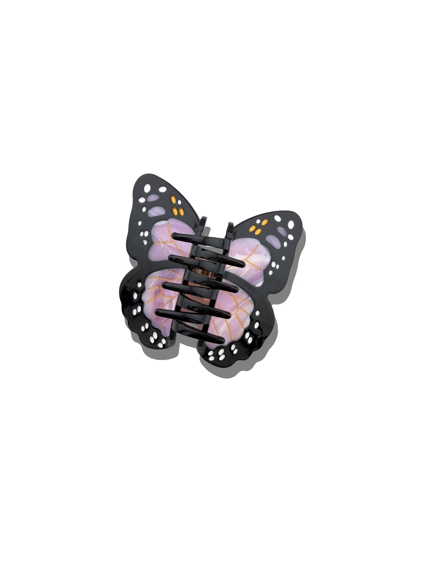 Hand-painted Monarch Butterfly Claw Hair Clip | Eco-Friendly