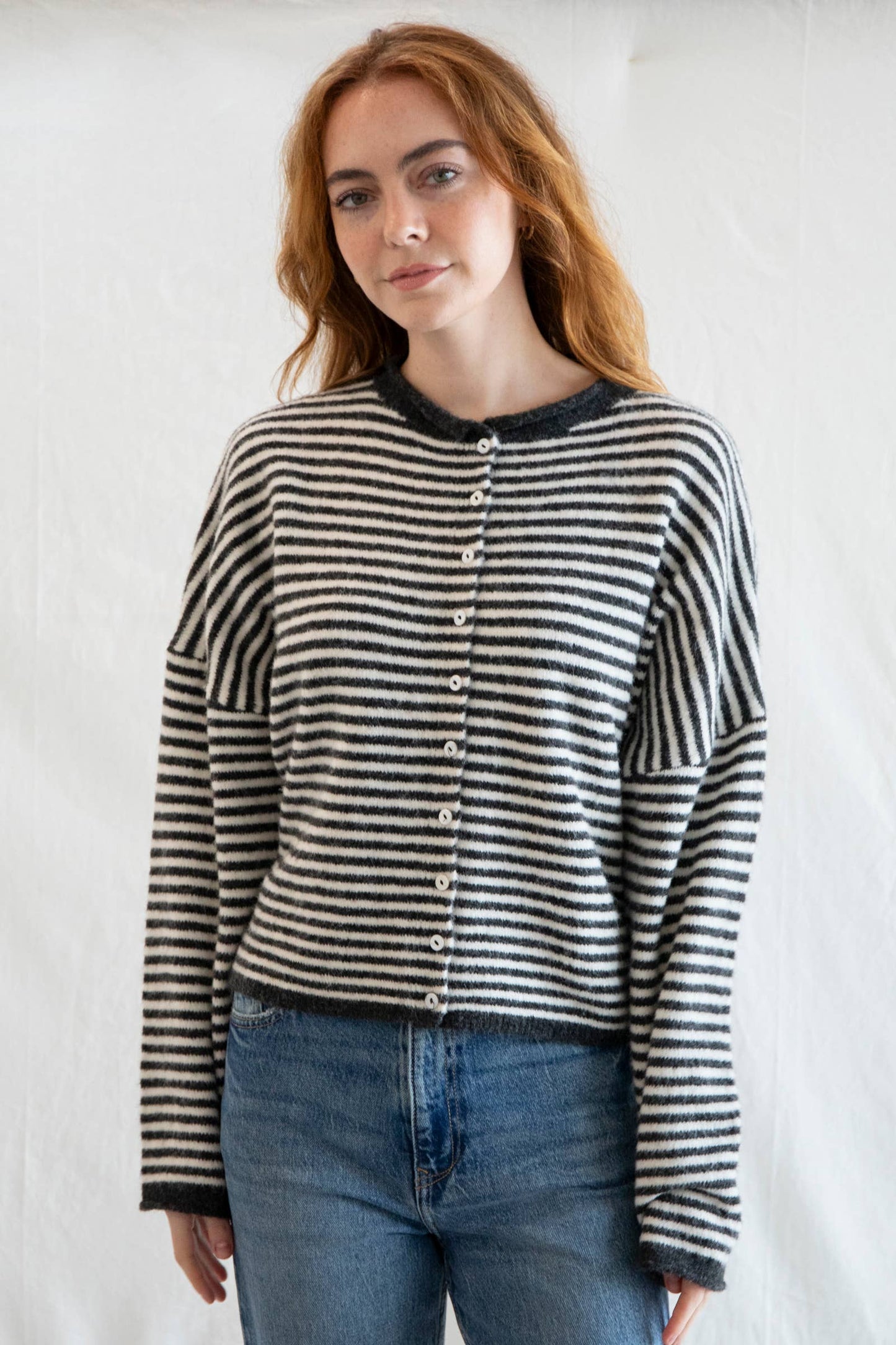 Piper Cardigan - Mini Striped
