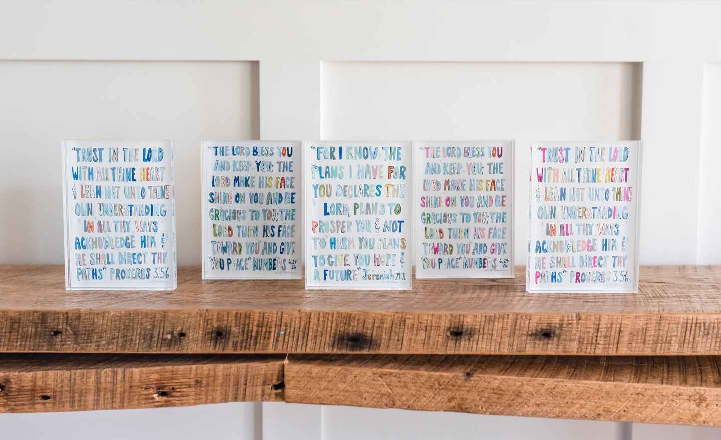 "Numbers 6: 24-26" acrylic shelfie