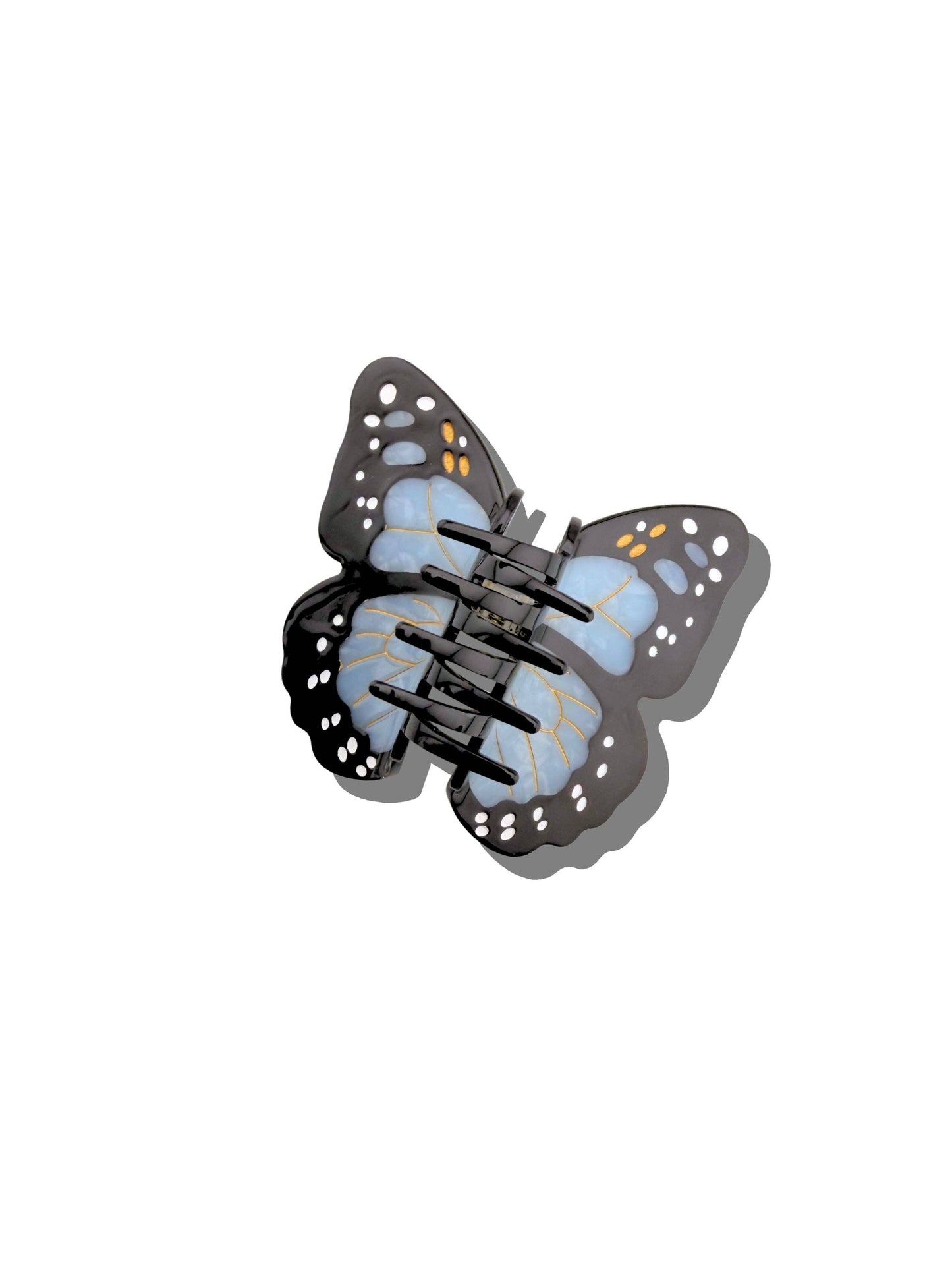 Hand-painted Monarch Butterfly Claw Hair Clip | Eco-Friendly