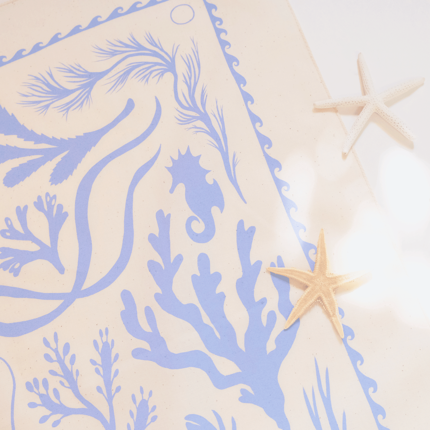 Tides Bandana - Coastal Textile, Nature-Inspired Gift