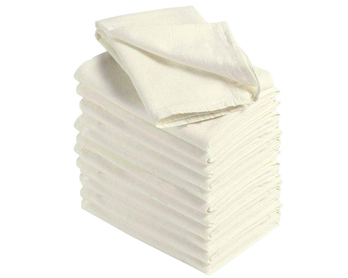 Flour Sack Towels, Tea Towels 27"x27". Premium Quality