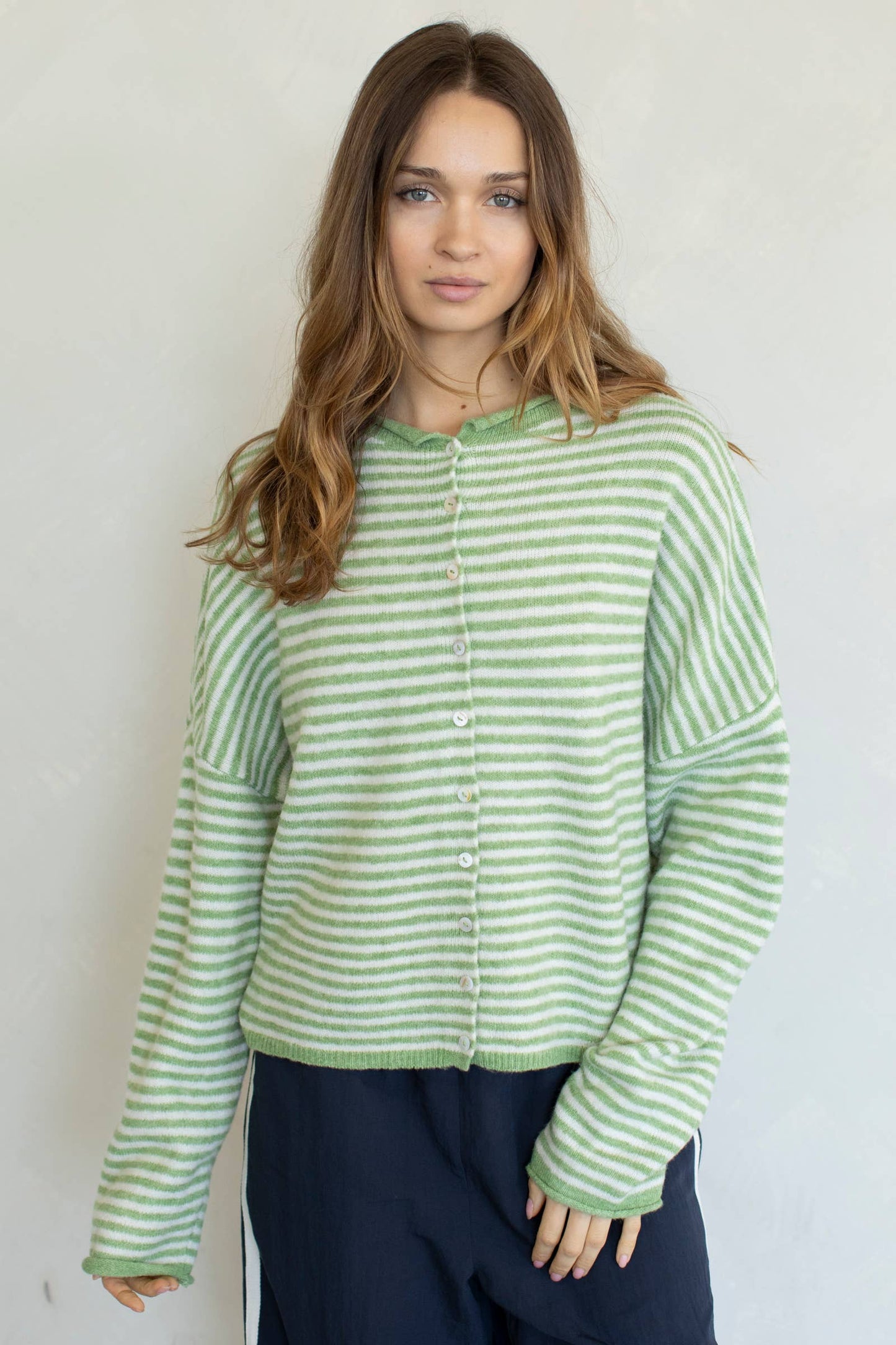 Piper Cardigan - Mini Striped