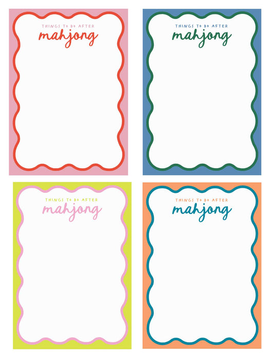 Things to Do After Mahj Notepad