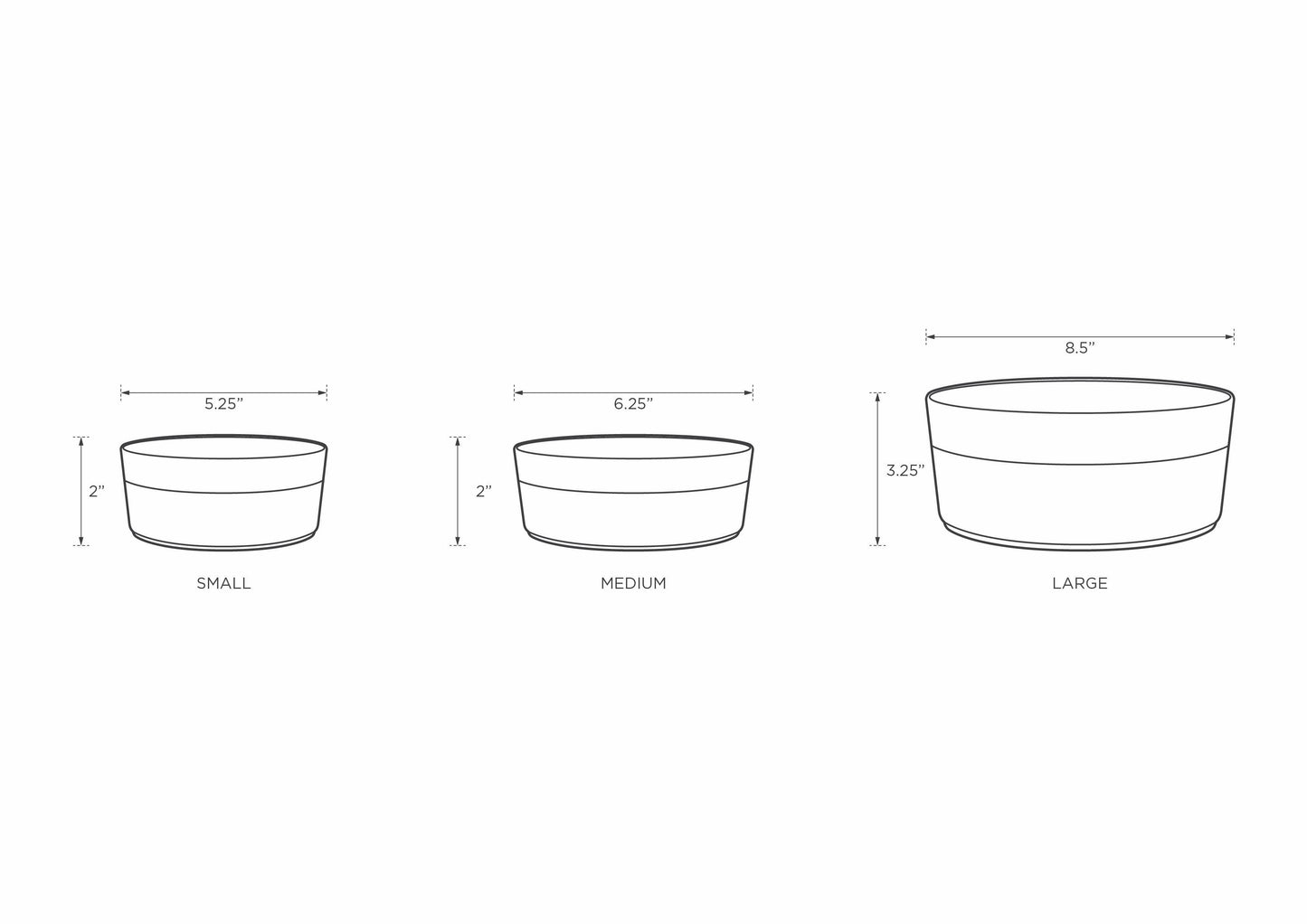 Classic Food White Pet Bowl