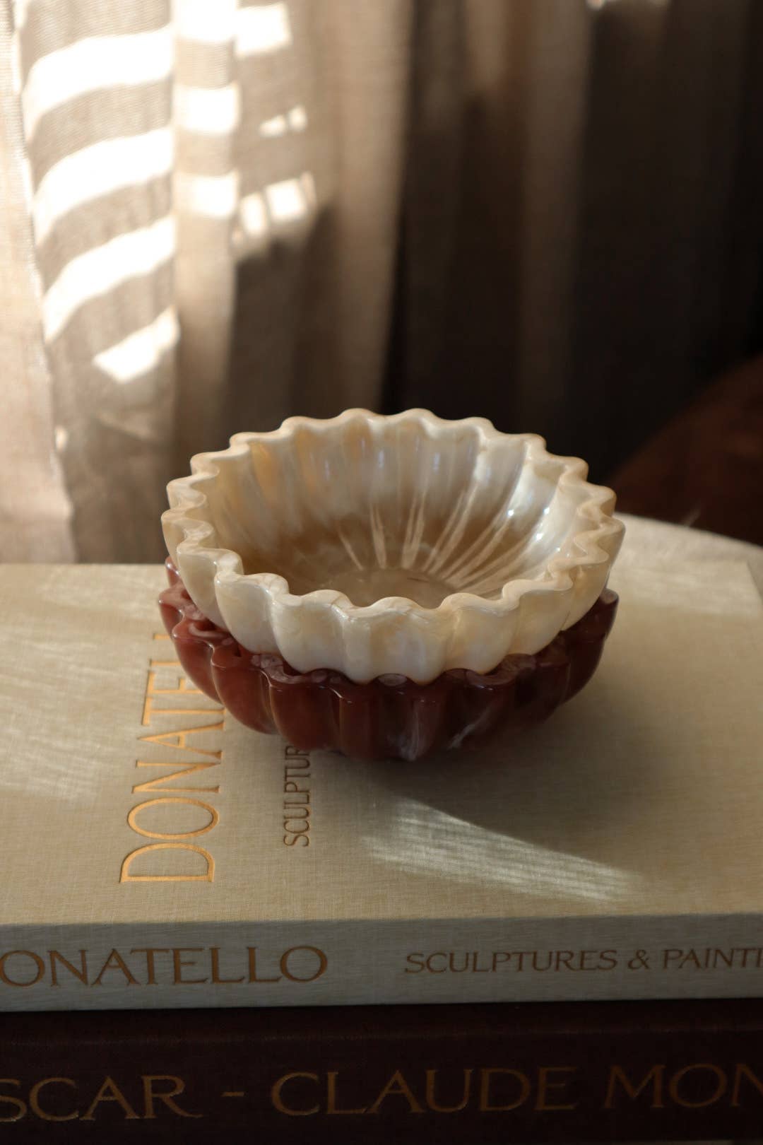 Clari Sculpted Handmade Decorative Bowl - Trinkets, Gifting