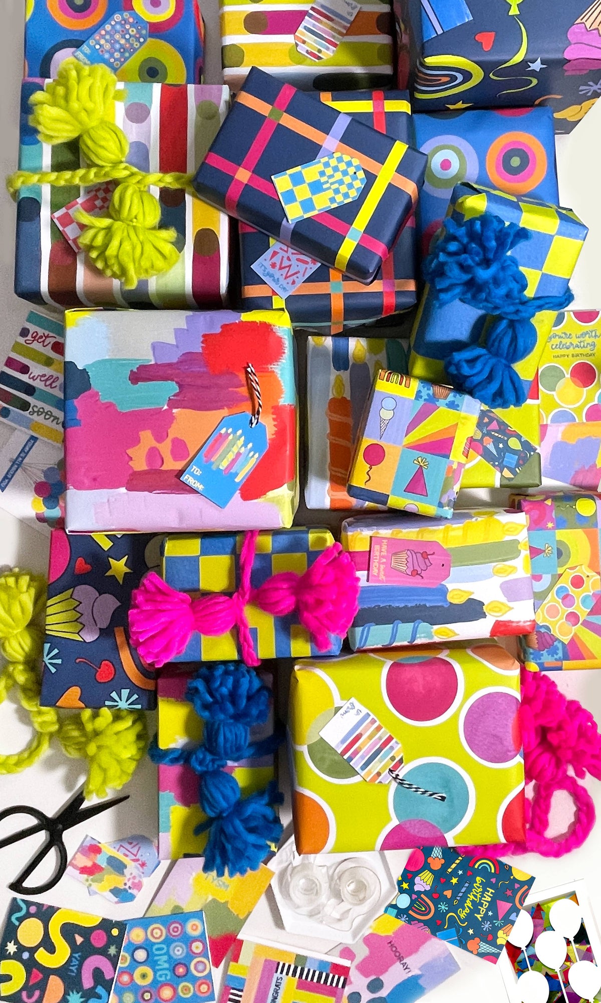 Happy Paint Wrap | Wrapping Paper | Gift Wrap | Painterly