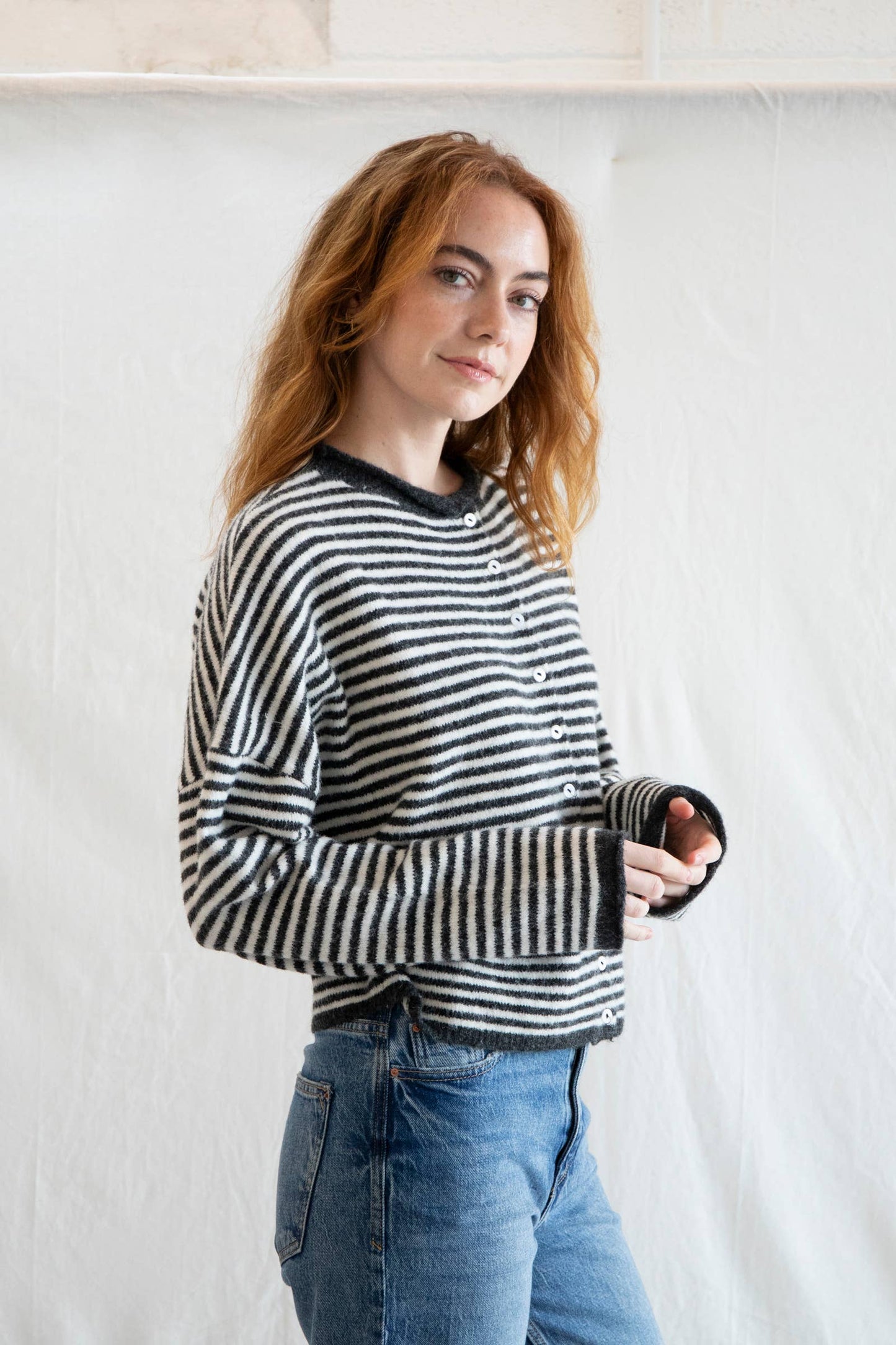 Piper Cardigan - Mini Striped