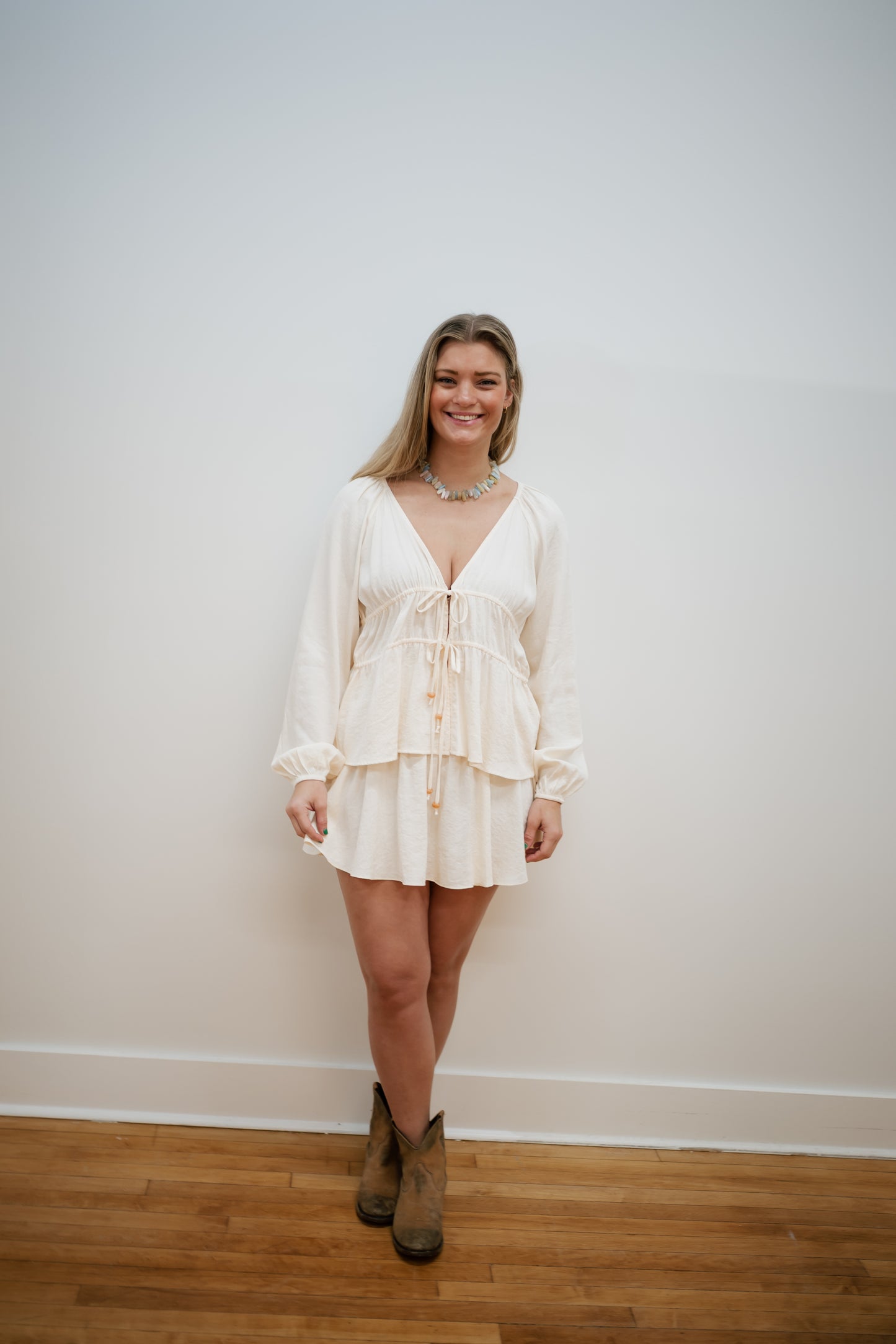 Estelle Tie Front Blouse