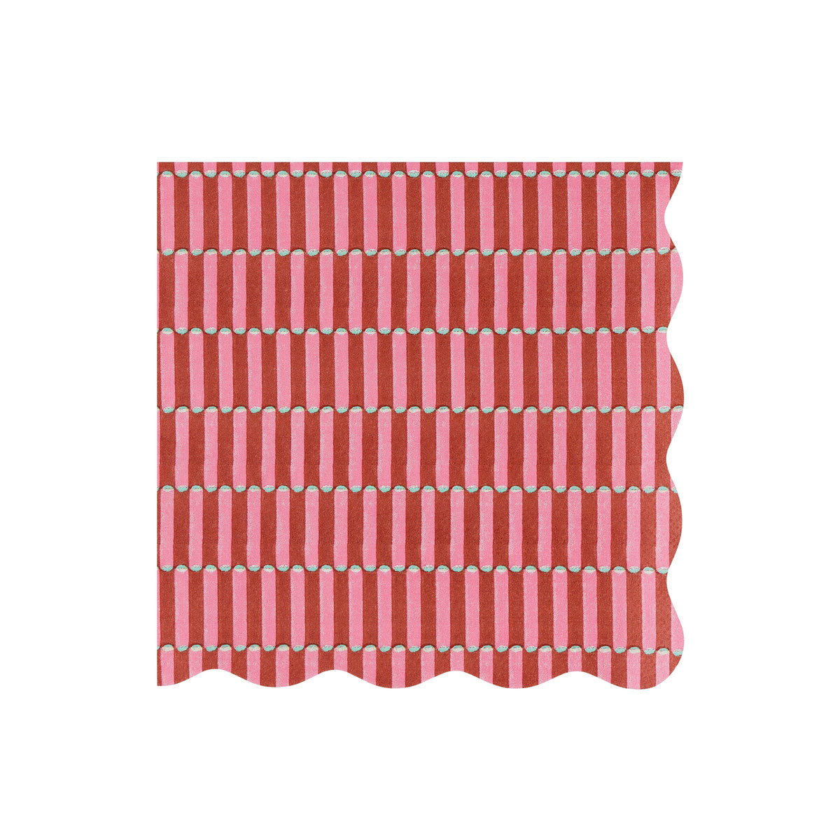Meri Meri x Molly Mahon Red & Green Large Napkins