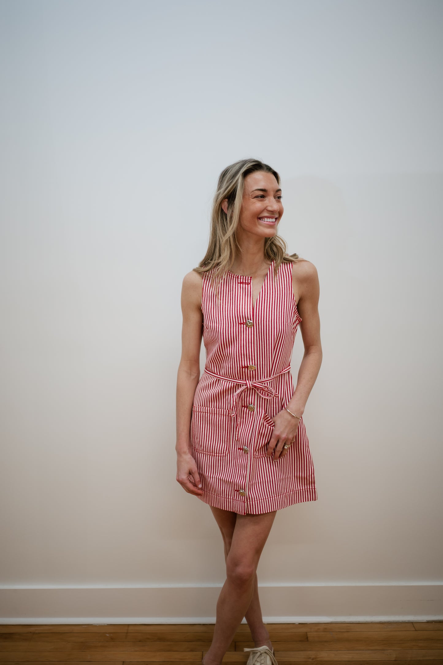Freya Striped Shift Dress