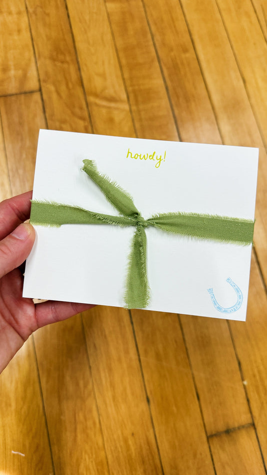 Howdy! Flat Card Set