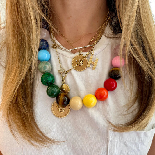 Prism Royale Bubblegum Beaded Necklace