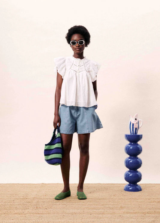 Khoi Light Blue Shorts