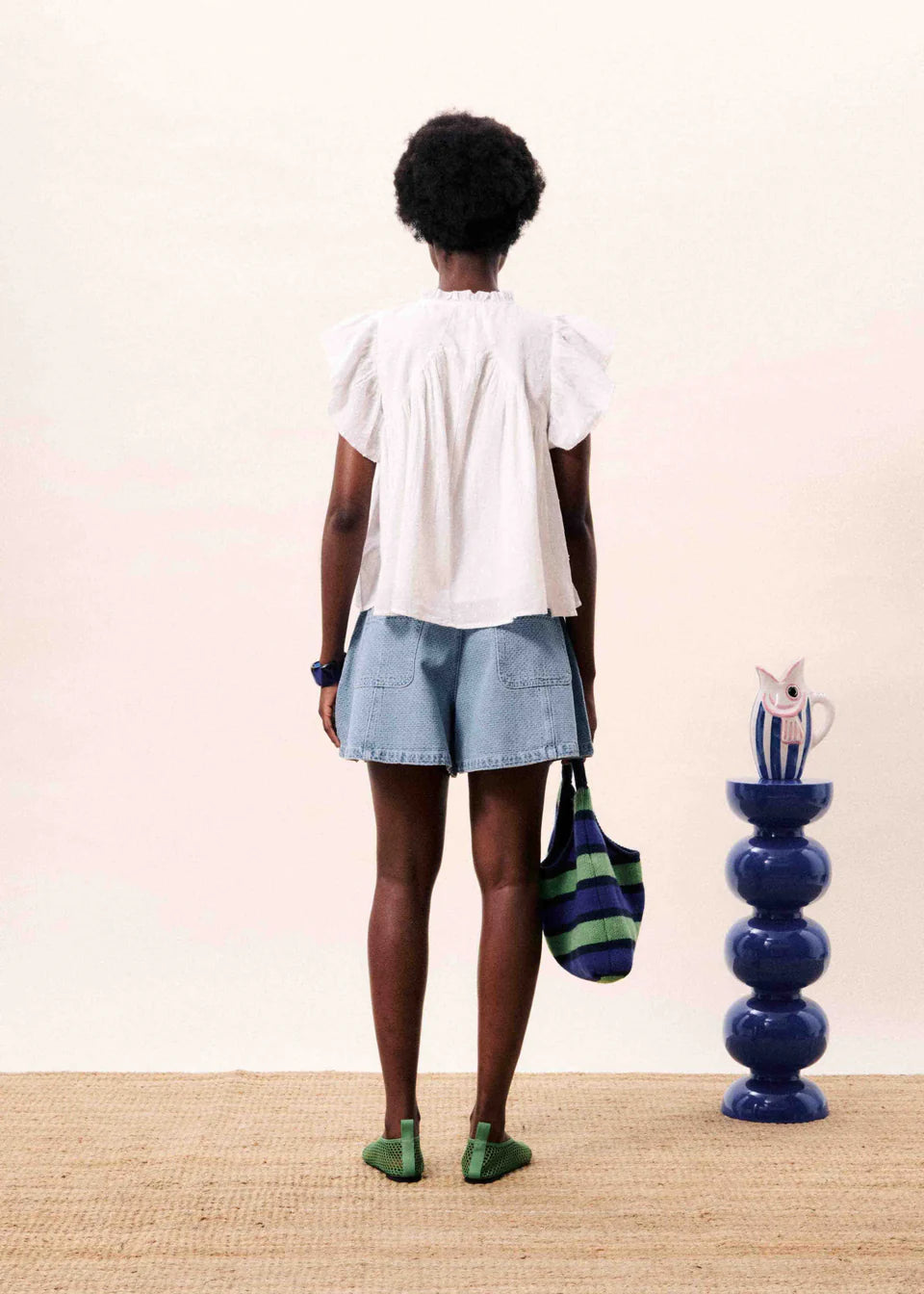Khoi Light Blue Shorts