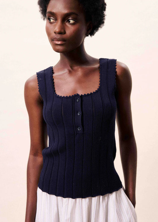 Dundee Top Navy Blue