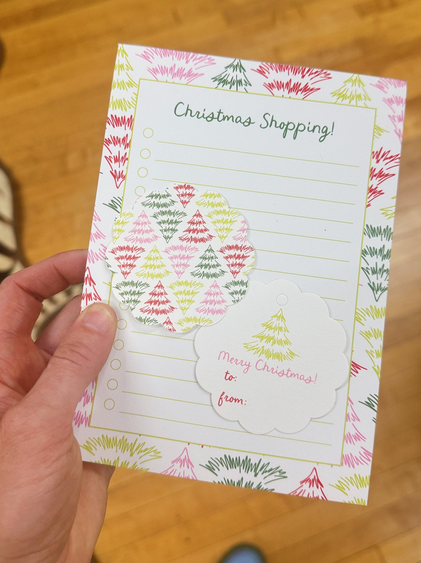 Christmas Shopping Notepad