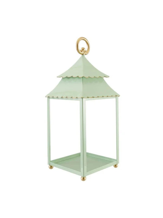 Metal Scalloped Lantern