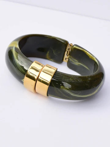 Mood Catcher Cuff Bracelet Green