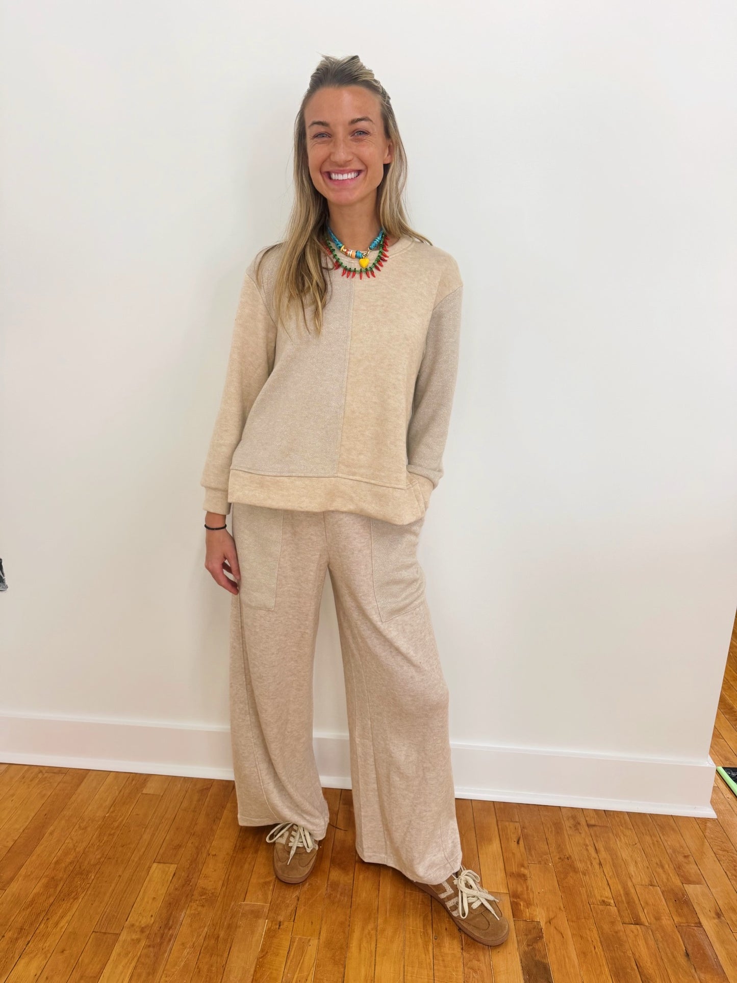 Camel Sparkle Sweatshirt