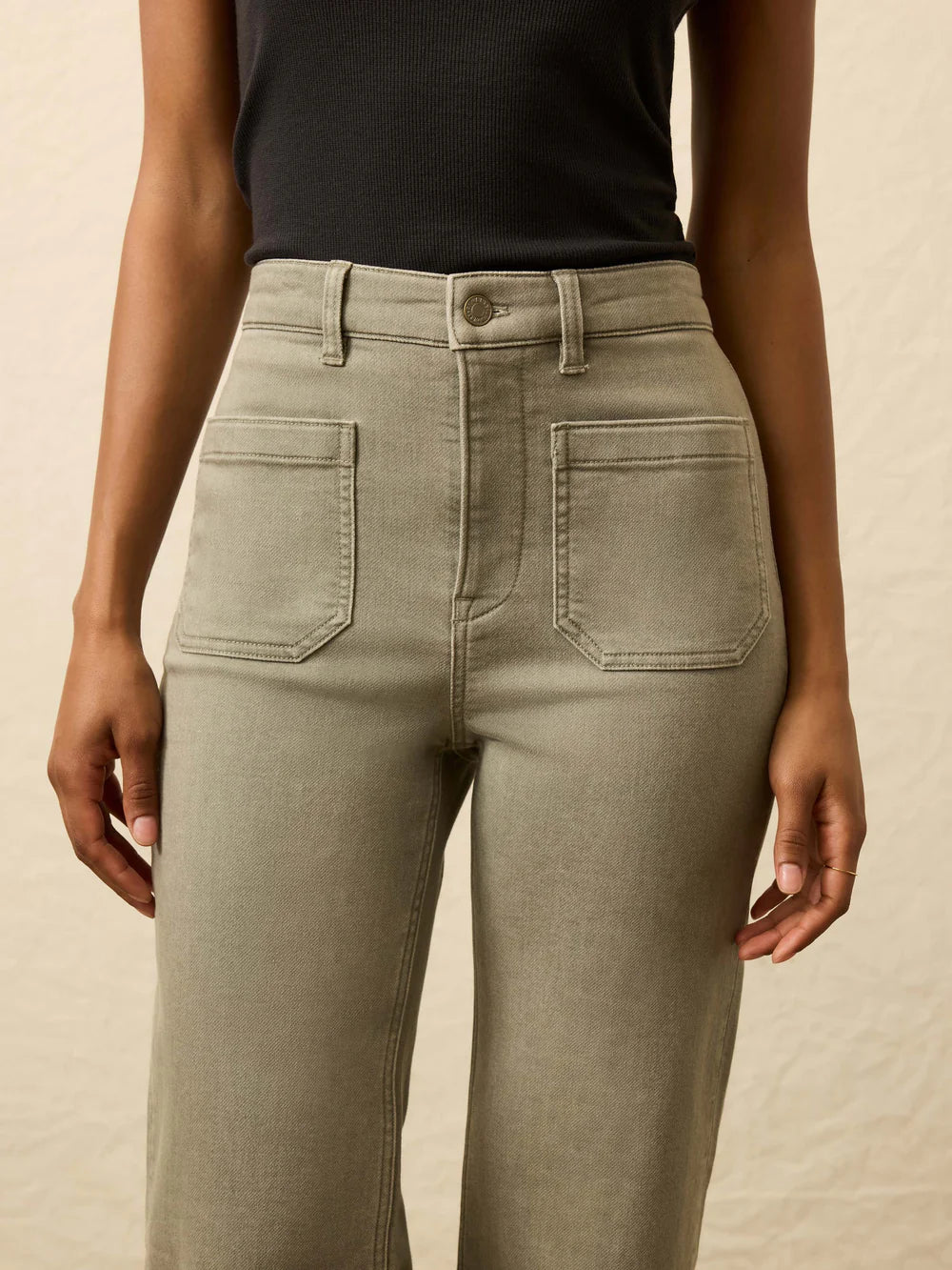 Stretch Terry Patch Pocket Pant