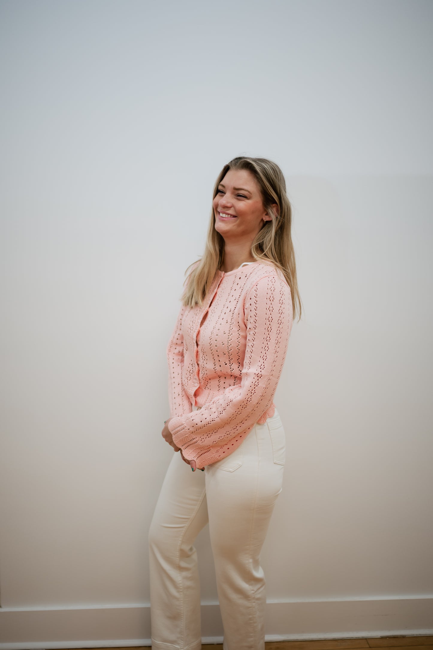 Sienna Pointelle Cardigan