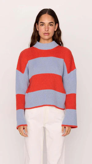 Freja Stripe Chunky Knit Jumper