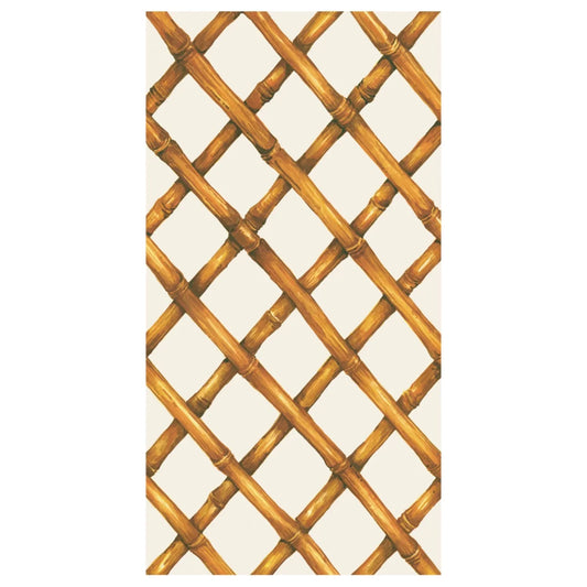 Brown Lattice Guest Napkins