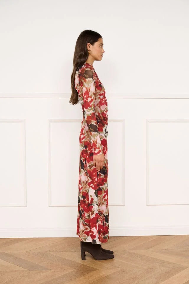 Maxime Mesh Midi Dress